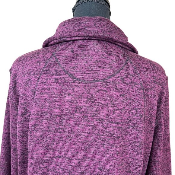 Kenneth Cole Reaction Purple Knit Headphone Access Full Zip Coat Size XXL - Picture 12 of 14